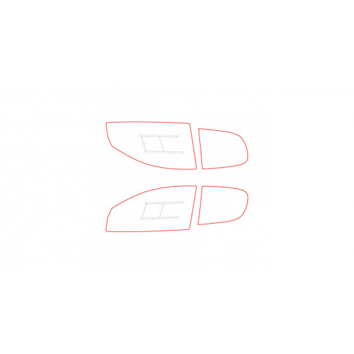 Vitrage MAKROLON Racing Window pour PEUGEOT 206 Vitrage MAKROLON Racing Window pour PEUGEOT 206