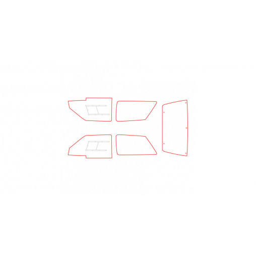 Vitrage MAKROLON Racing Window pour CITROEN AX