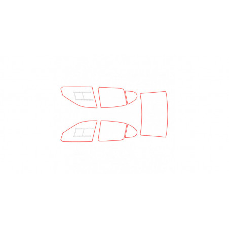 Vitrage MAKROLON Racing Window pour SEAT LEON MK1