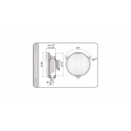 Pack optique sur rotule anti-brouillard H3 (paire)