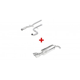 Pack échappement : tube central + terminal Inoxcar Peugeot 208 GTi phase 1