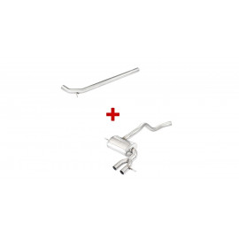 Pack échappement : tube central + terminal Inoxcar Renault Megane 4 RS 280cv