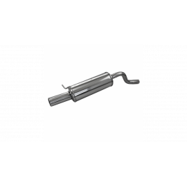 Pack échappement : tube central + terminal Inoxcar Renault Twingo 2 RS 1.6