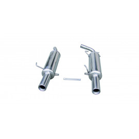 Pack échappement : tube central + terminal Inoxcar Renault Clio 2 RS phase 3