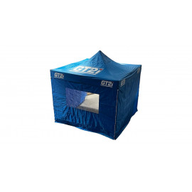 Pack Tente Bleue 3x3 + Mur avec Fenêtres