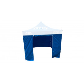 Pack Tente Bleue 3x3m GT2i + Mur sans Fenêtres + Porte