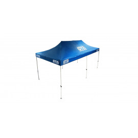 Pack tente GT2i Race Bleue 3x6M + structure acier
