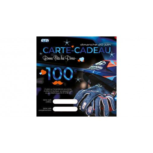 Carte cadeau personnalisable 100 euros