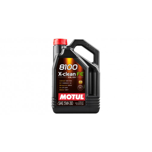 Huile moteur MOTUL 8100 X-CLEAN FE 5W-30 - bidon de 5 litres