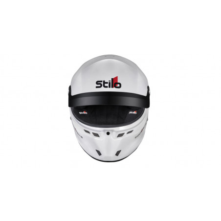 Casque Stilo ST6 GTN Composite blanc/noir - Snell SA2020 FIA 8859-24 Hans FIA8858-10