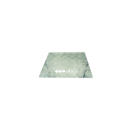 Plancher repose-pieds aluminium plat OBP 312x365x3mm
