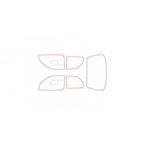 Vitrage MAKROLON Racing Window pour PEUGEOT 306 Vitrage MAKROLON Racing Window pour PEUGEOT 306