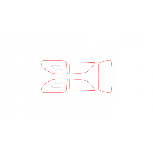 Vitrage MAKROLON Racing Window pour SEAT IBIZA II
