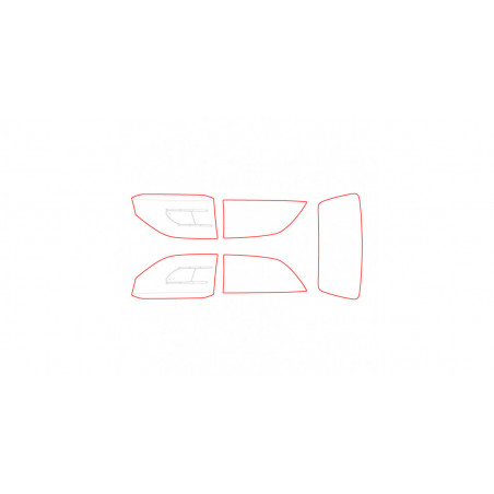Vitrage MAKROLON Racing Window pour SEAT IBIZA II
