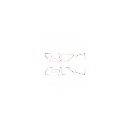 Vitrage MAKROLON Racing Window pour OPEL ASTRA F-A (GSI)