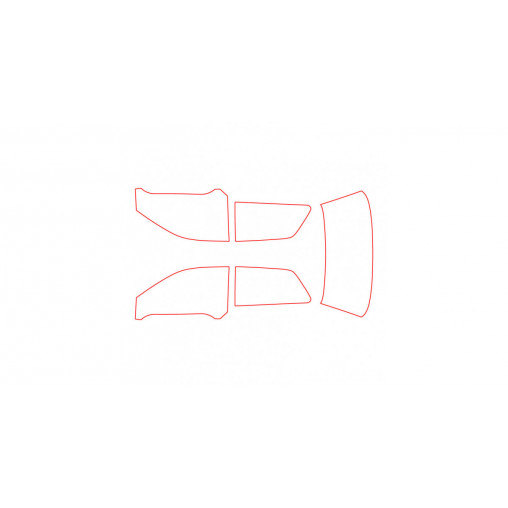 Vitrage MAKROLON Racing Window pour AUDI A3 8L