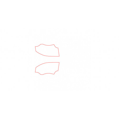 Vitrage MAKROLON Racing Window pour SEAT IBIZA IV
