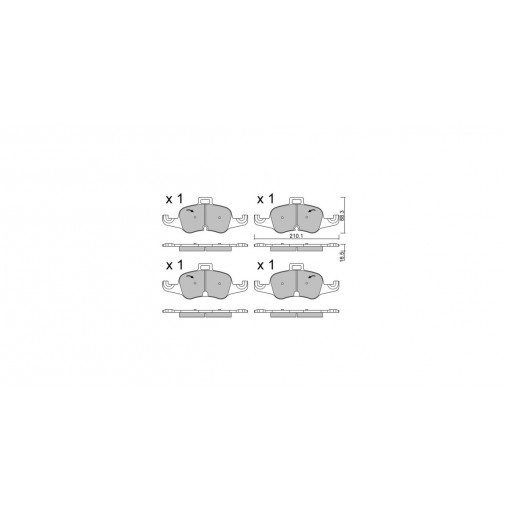 Plaquettes de frein GT2i Race Avant pour AUDI TT - TT Quattro (FV) TTS 2.0i 16V TFSi 2014-23 - Etriers de frein Ate