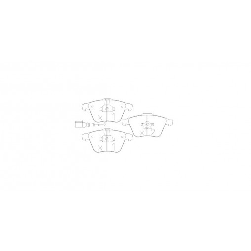 Plaquettes de frein GT2i Race Avant pour FIAT Uno 1.3 70 Gr N - Etriers de frein Bendix