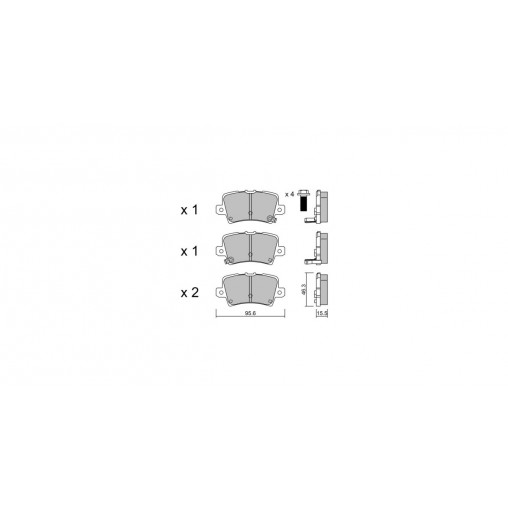 Plaquettes de frein GT2i Race Arrière pour HONDA Civic (FN) 2.0i 16V Type R Gr N - Etriers de frein Girling