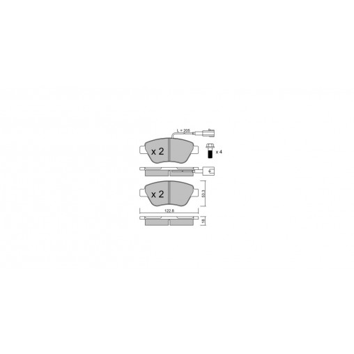 Plaquettes de frein GT2i Race Avant pour OPEL Adam 1.0i 12V, 1.2i 16V, 1.4i 16V 2012-19 - Etriers de frein Bosch Plaquettes de frein GT2i Race Avant pour OPEL Adam 1.0i 12V, 1.2i 16V, 1.4i 16V 2012-19 - Etriers de frein Bosch