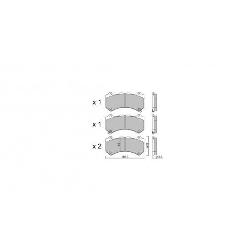 Plaquettes de frein GT2i Race Avant pour NISSAN GT-R (R35) 3.8i V6 Turbo 2007- - Etriers de frein Brembo Plaquettes de frein GT2i Race Avant pour NISSAN GT-R (R35) 3.8i V6 Turbo 2007- - Etriers de frein Brembo