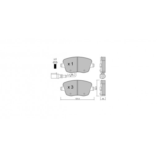 Plaquettes de frein GT2i Race Avant pour VOLKSWAGEN Polo (9N) 1.8i Turbo 20V GTi, 1.9 TDi 130 hp 2002-09 - Etriers de frein Trw Plaquettes de frein GT2i Race Avant pour VOLKSWAGEN Polo (9N) 1.8i Turbo 20V GTi, 1.9 TDi 130 hp 2002-09 - Etriers de frein Trw