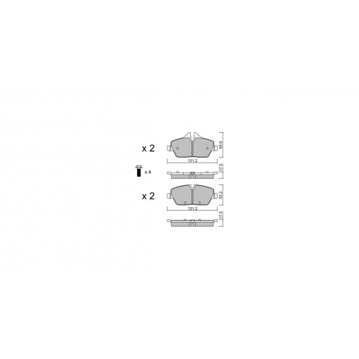 Plaquettes de frein GT2i Race Avant pour MINI Mini (R56-R57-R58-R59) 1.4i 16V, 1.6i 16V, 1.6 D, 2.0 D, 2.0 SD 2007-15 - Etriers Plaquettes de frein GT2i Race Avant pour MINI Mini (R56-R57-R58-R59) 1.4i 16V, 1.6i 16V, 1.6 D, 2.0 D, 2.0 SD 2007-15 - Etriers