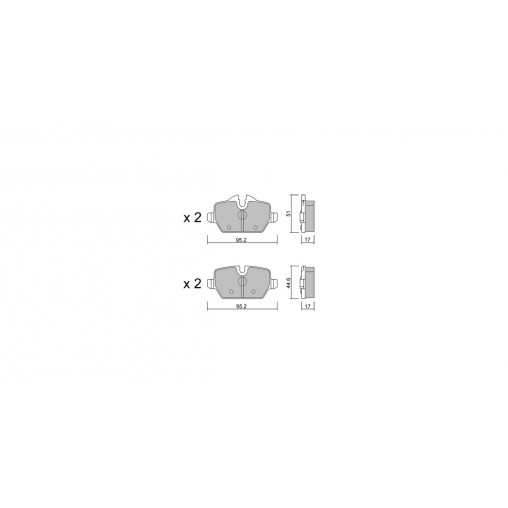 Plaquettes de frein GT2i Race Arrière pour BMW Serie 1 (E81-E82-E87-E88) 116i, 116d, 118i, 118d 2004-13 - Etriers de frein Trw Plaquettes de frein GT2i Race Arrière pour BMW Serie 1 (E81-E82-E87-E88) 116i, 116d, 118i, 118d 2004-13 - Etriers de frein Trw