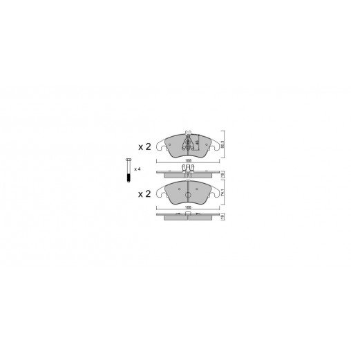 Plaquettes de frein GT2i Race Avant pour MERCEDES BENZ CLS (218) 250 CDi, 350 CDi, 350 V6 2001-17 - Etriers de frein Trw