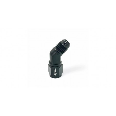 Adaptateur 45° mâle convexe JIC - femelle tournant concave JIC OBP noir