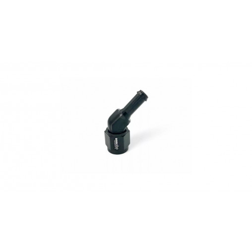 Adaptateur 45° femelle tournant concave Dash8 vers mâle 8mm à emmancher OBP noir Adaptateur 45° femelle tournant concave Dash8 vers mâle 8mm à emmancher OBP noir