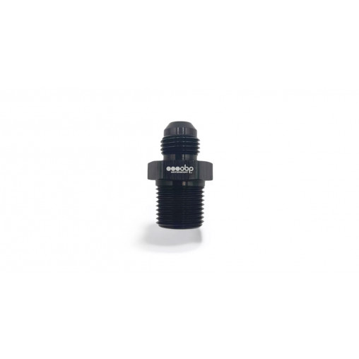 Adaptateur Mâle/Mâle droit OBP Dash 6-3/8NPT - noir Adaptateur Mâle/Mâle droit OBP Dash 6-3/8NPT - noir