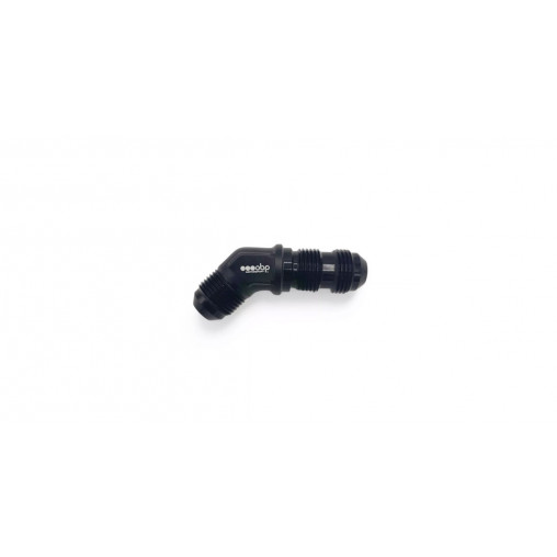 Adaptateur passe cloison 45° OBP noir
