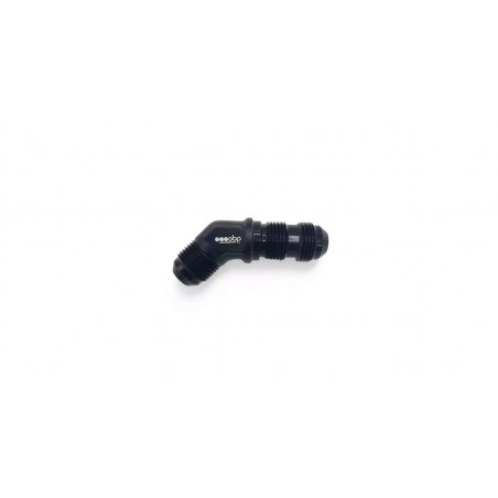 Adaptateur passe cloison 45° OBP noir