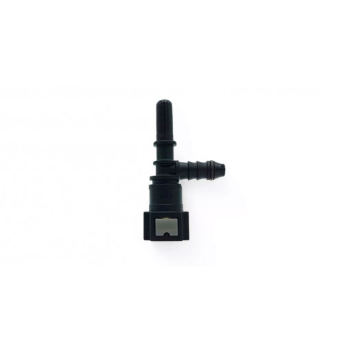Raccord T 8mm OBP SAE J0244 diamètre 7,89 noir (haut origine)