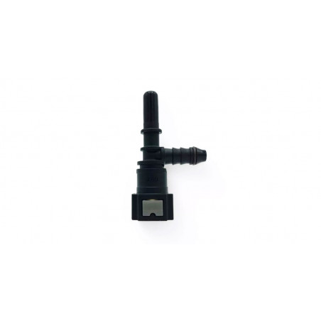 Raccord T 8mm OBP SAE J0244 diamètre 7,89 noir (haut origine)