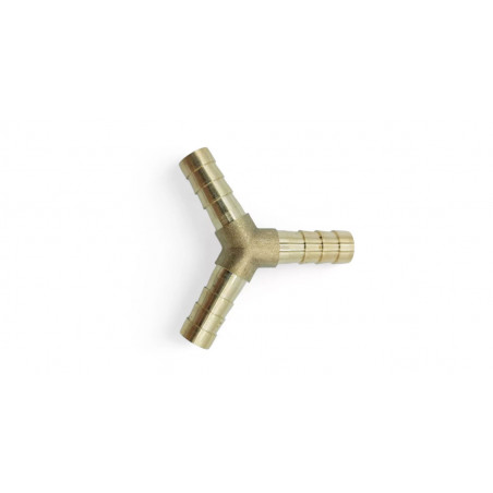 Raccord Y OBP pour durite essence 8mm laiton