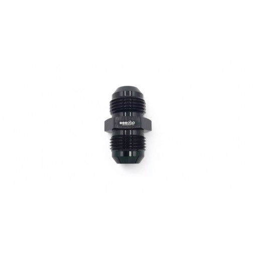 Raccord mâle droit aluminium noir OBP