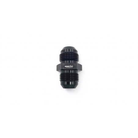 Raccord mâle droit aluminium noir OBP