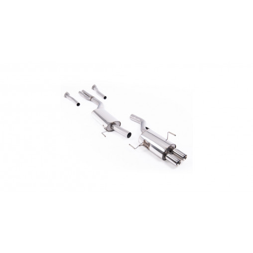 Catback avec silencieux intermédiaire - Sorties Twin 76.2mm Jet Milltek SSXAU184 Catback avec silencieux intermédiaire - Sorties Twin 76.2mm Jet Milltek SSXAU184