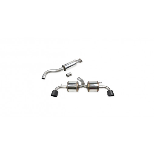 Tube central + adaptateur + silencieux 114 Racing Ceramic Black Inoxcar Toyota Yaris GR 1,6 après 2024
