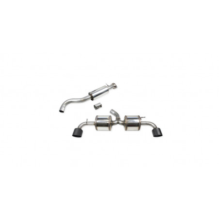 Tube central + adaptateur + silencieux 114 Racing Ceramic Black Inoxcar Toyota Yaris GR 1,6 après 2024