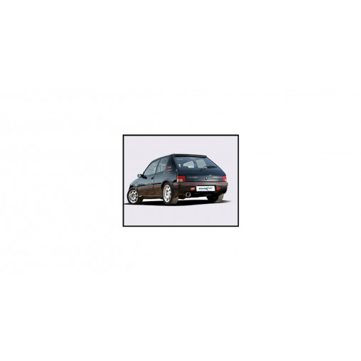 Tube central Inoxcar Peugeot 205 1.9 GTi 128cv après 1984