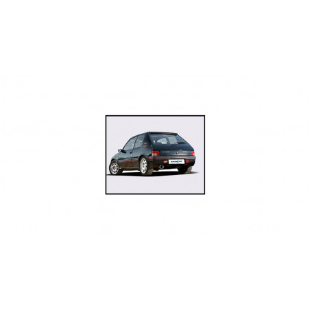 Tube central Inoxcar Peugeot 205 1.9 GTi 128cv après 1984