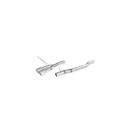 Terminal sans silencieux 2x90 Racing Inoxcar Mini Cooper (F57) JCW 2,0 Cabriolet 2020-2024