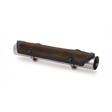 Ecran thermique avec colliers Fibre de carbone Cool-It / 9.5 cm X 30 cm (3.75" X 11.75")