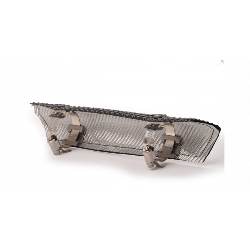 Ecran thermique avec colliers Fibre de Carbone Cool-It / 9.5 cm X 14.6cm (3.75" X 5.75") Ecran thermique avec colliers Fibre de Carbone Cool-It / 9.5 cm X 14.6cm (3.75" X 5.75")