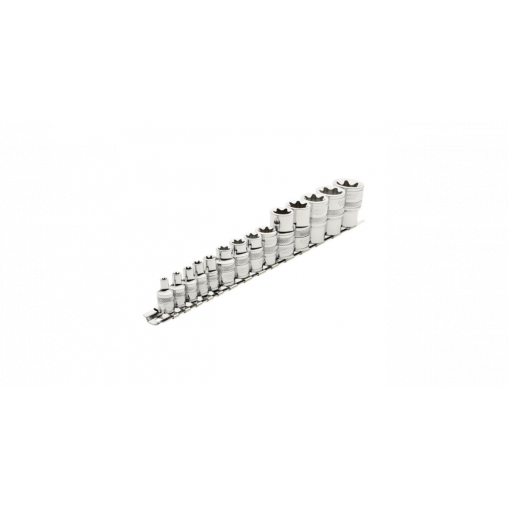 Jeu de douilles Draper Expert TX-STAE, ¼'', 3/8'' et ½'' (14 pièces).