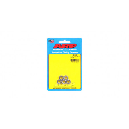 Pack écrous ARP (5) 5/16-18 - Inox Hex
